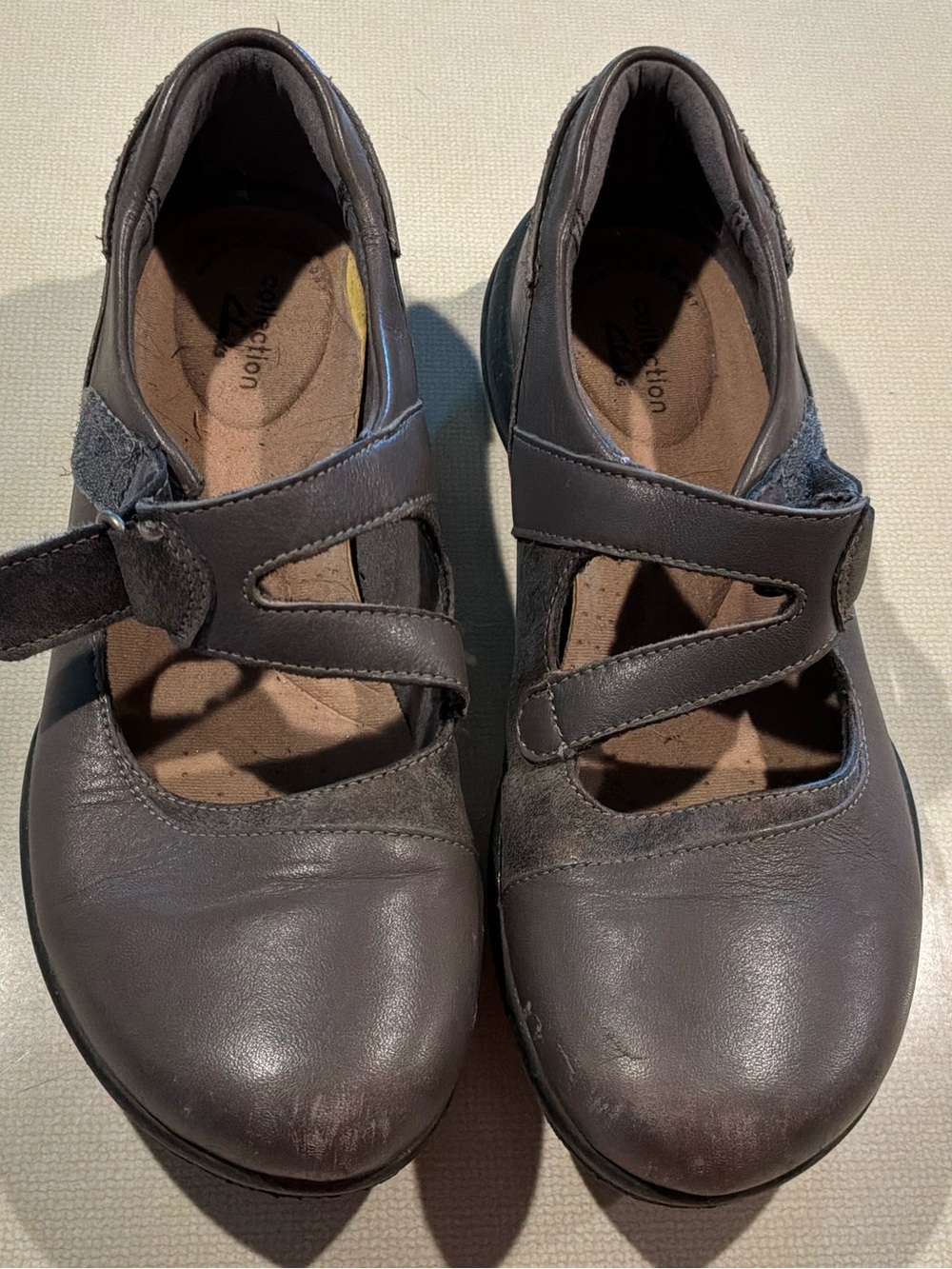 Clark’s Collection Terra-tone Mary Jane Sz 7 Comfort Low Heels Sturdy Versatile